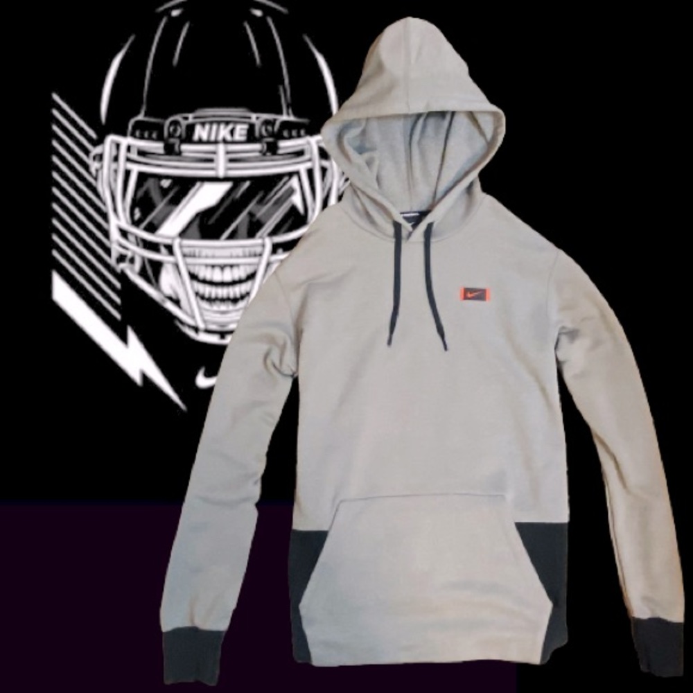 Nike Gray and Black Hoodie